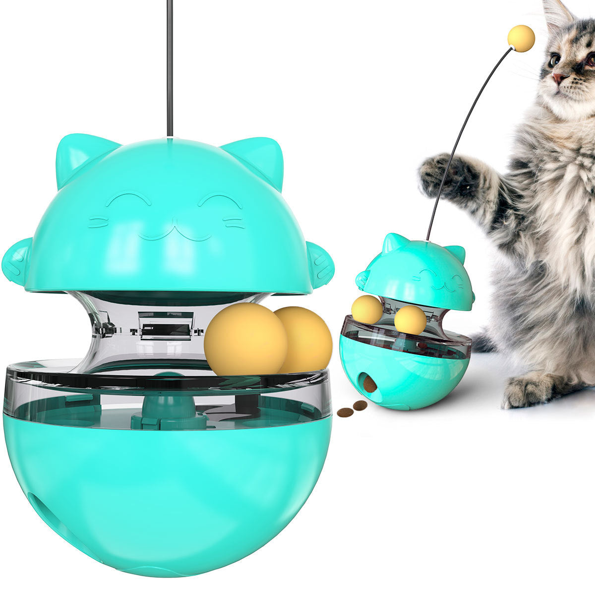 Interaktiver Cat IQ-Leckerli-Ball